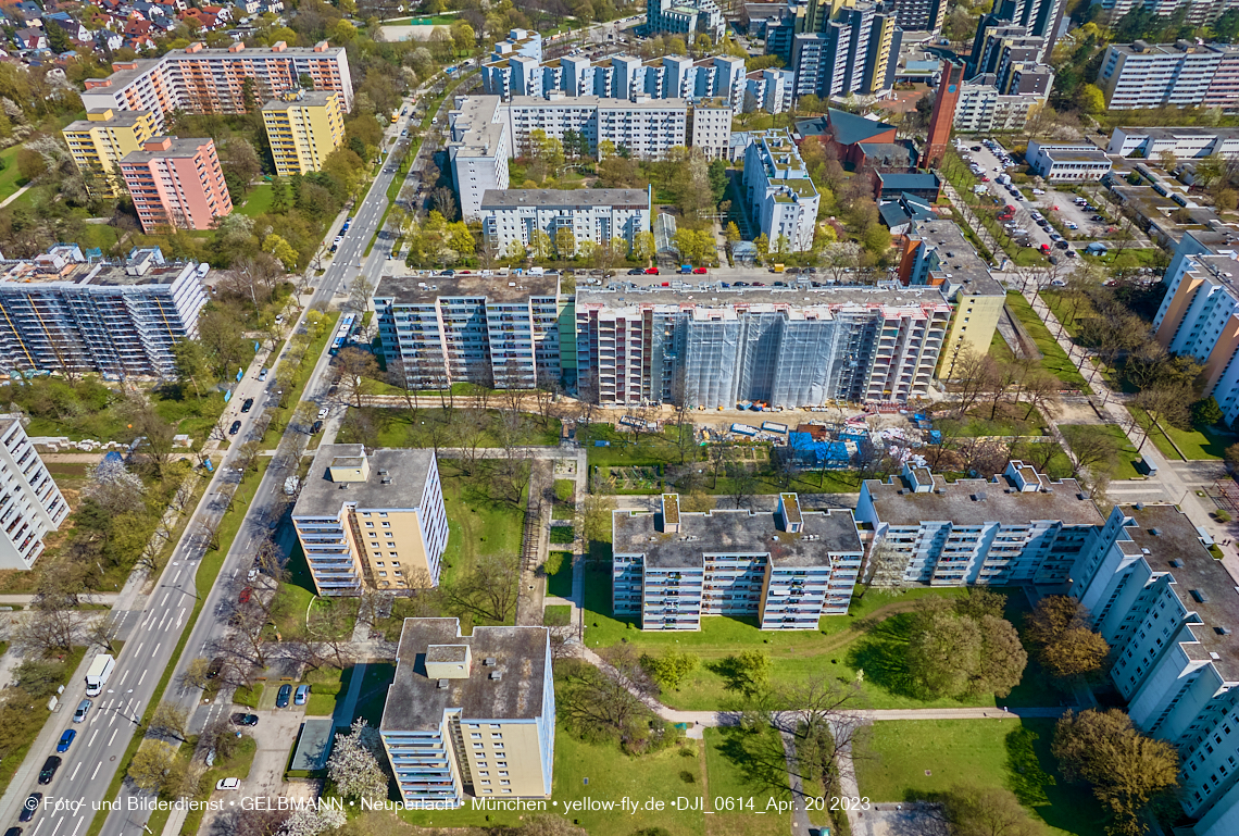 21.04.2023 - Maga-Großsanierung an der Kurt-Eisner-Straße in Neuperlach